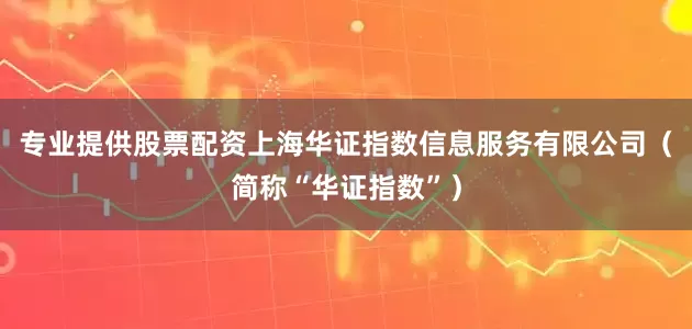 专业提供股票配资上海华证指数信息服务有限公司（简称“华证指数”）
