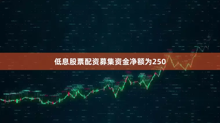 低息股票配资募集资金净额为250