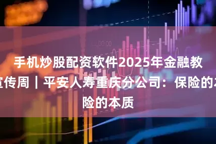 手机炒股配资软件2025年金融教育宣传周｜平安人寿重庆分公司：保险的本质